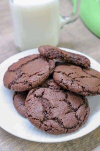 Easy 3-Ingredient Flourless Chocolate Cookies