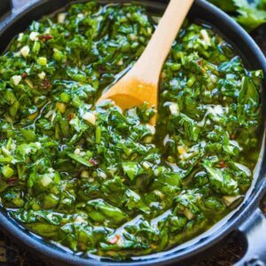 How to Make Chimichurri Sauce with Plenty of Cilantro