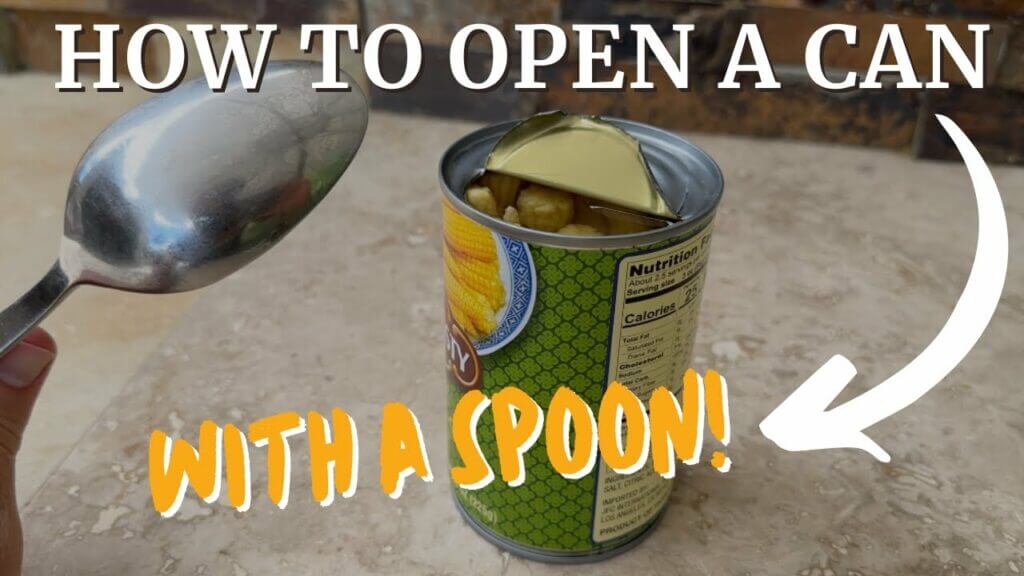 How to Open a Can with a Spoon A Handy Kitchen Hack