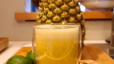 Pineapple andkGinger Drink A Zesty Way to Hydrate and Rejuvenate