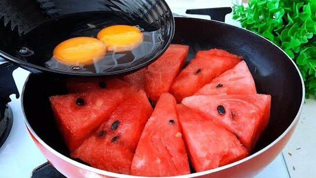 Transform Your Breakfast with Eggs and Watermelon A Delightful Surprise